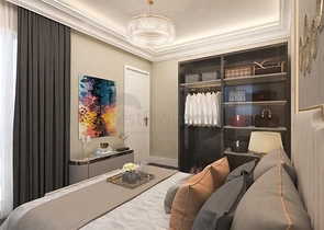 Zweizimmerwohnung im Zentrum von Alanya, nur 200m zum Meer