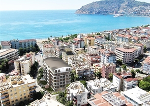 Zweizimmerwohnung im Zentrum von Alanya, nur 200m zum Meer