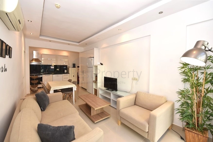 Möblierte 1+1-Wohnung am Kleopatra-Strand