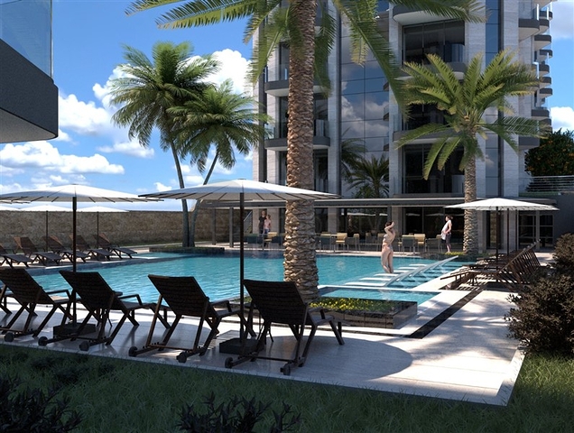 Der im Bau befindliche Komplex befindet sich in erster Linie in der Nähe von Mahmutlar 