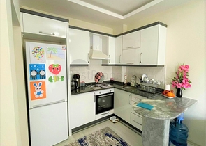 Möblierte Wohnung mit 1+1 Grundriss