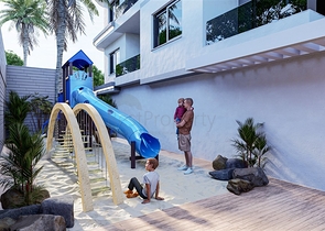 Wohnungen mit Geräten in einem neuen Projekt im Zentrum von Gazipasi