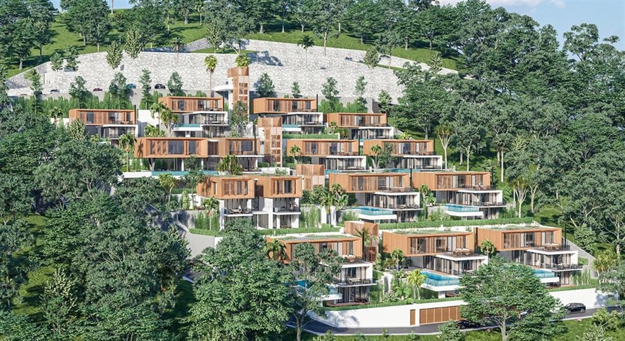 Neues Villenprojekt im Stadtteil Tepe