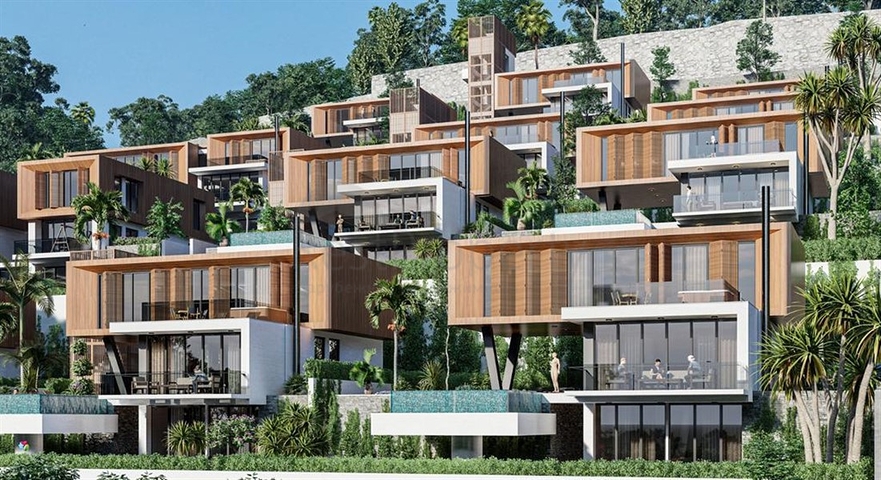 Neues Villenprojekt im Stadtteil Tepe