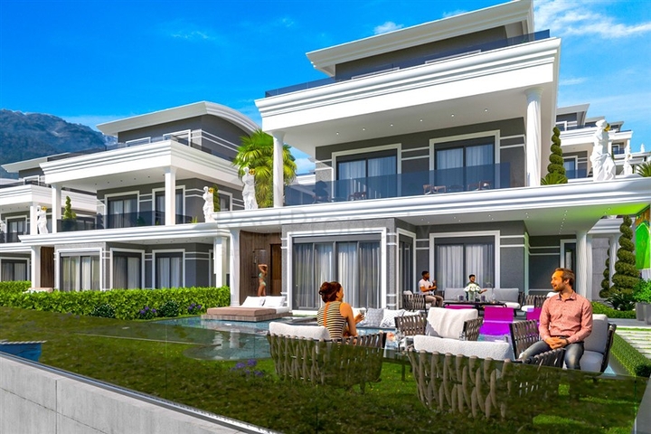 Ein geschlossener Komplex von Villen mit der Möglichkeit, die türkische Staatsbürgerschaft zu erhalten