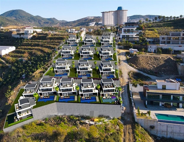 Ein geschlossener Komplex von Villen mit der Möglichkeit, die türkische Staatsbürgerschaft zu erhalten