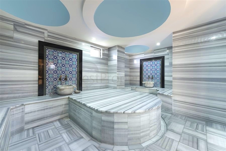 Wohnung 2+1 50 m vom Meer entfernt im Stadtteil Kestel 