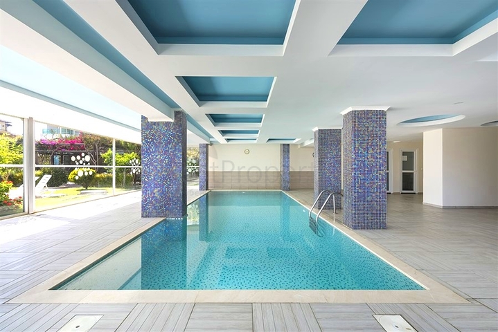 Wohnung 2+1 50 m vom Meer entfernt im Stadtteil Kestel 