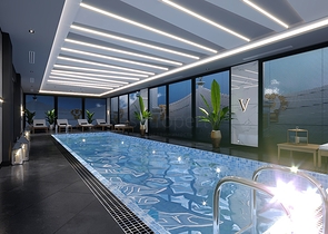 1+1 Wohnung in einer neuen Wohnanlage im Bezirk Mahmutlar