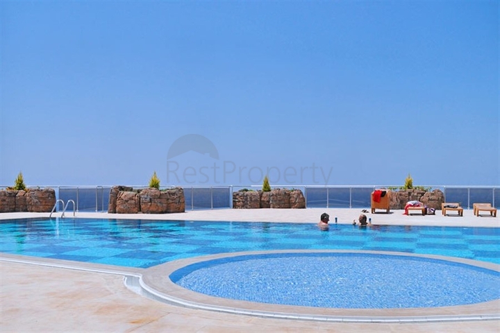 4+1 Penthouse mit Meerblick im Stadtteil Konakli