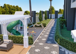 Zweizimmerwohnung im neuen Komplex von Alanya