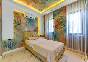 Möblierte 3+1 Villa in Kargicak