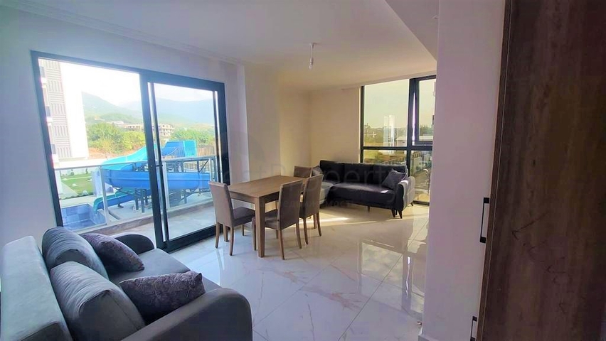 Möblierte 2+1-Wohnung in einem neuen Komplex im Stadtteil Oba