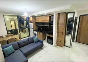 Möblierte 2+1-Wohnung in einem neuen Komplex im Stadtteil Oba