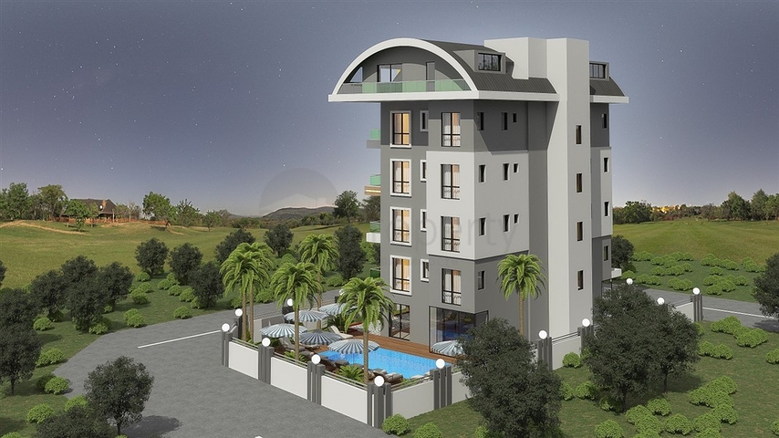 1+1 Wohnung im Baukomplex