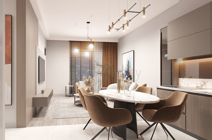 Investitionsprojekt in der Bauphase im Stadtteil Maltepe