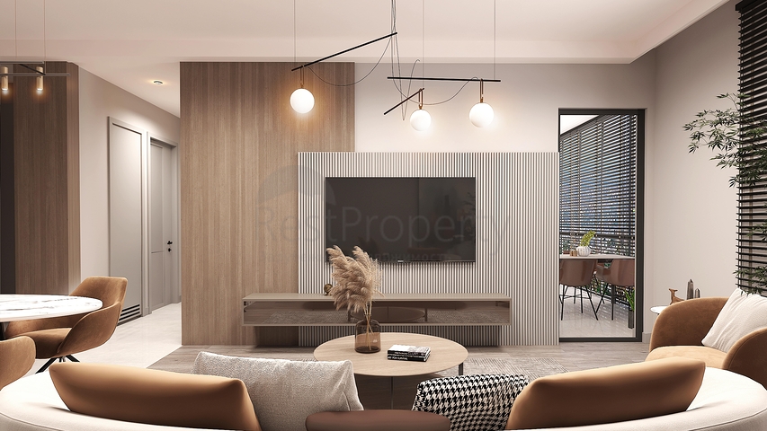 Investitionsprojekt in der Bauphase im Stadtteil Maltepe