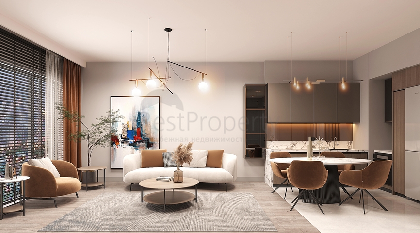 Investitionsprojekt in der Bauphase im Stadtteil Maltepe