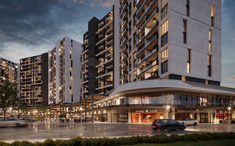 Investitionsprojekt in der Bauphase im Stadtteil Maltepe