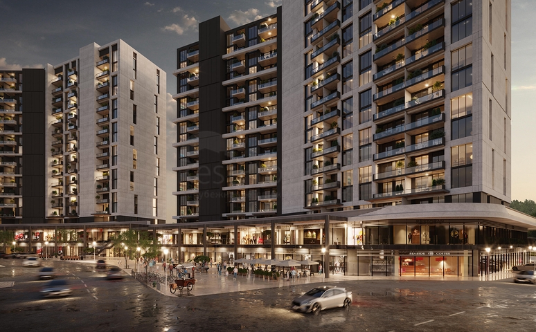 Investitionsprojekt in der Bauphase im Stadtteil Maltepe