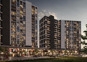 Investitionsprojekt in der Bauphase im Stadtteil Maltepe