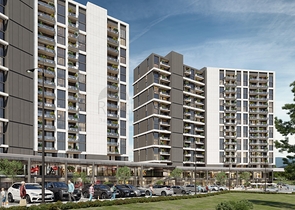 Investitionsprojekt in der Bauphase im Stadtteil Maltepe