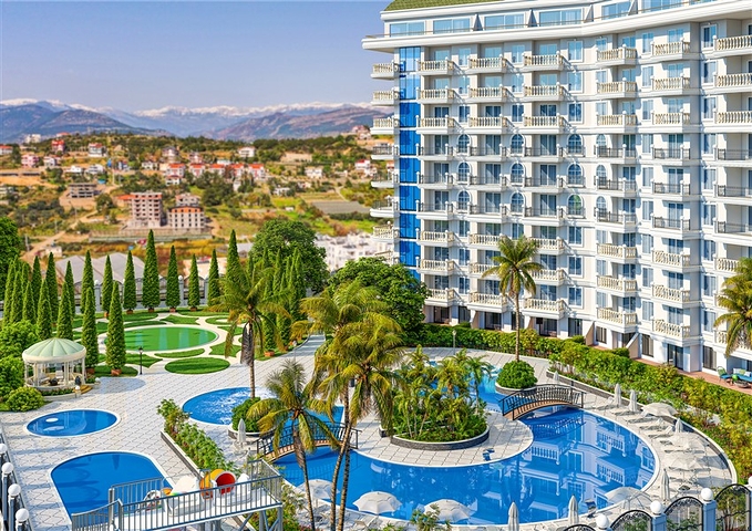 Neues Premium-Projekt mit Hotelinfrastruktur im vielversprechenden Stadtteil Gazipasa  