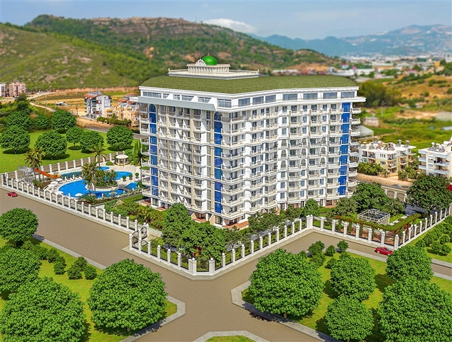 Neues Premium-Projekt mit Hotelinfrastruktur im vielversprechenden Stadtteil Gazipasa  