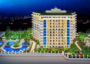 Neues Premium-Projekt mit Hotelinfrastruktur im vielversprechenden Stadtteil Gazipasa  