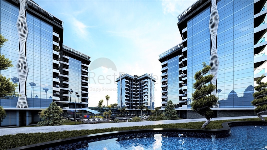 Ein Großprojekt 900 m vom Meer entfernt in der Region Avsallar 