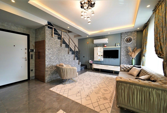 2+1 Penthouse im Design-Design im Stadtteil Oba