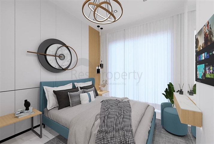 Wohnanlage mit Infrastruktur in unmittelbarer Nähe zum Meer in der Gegend von Tosmur