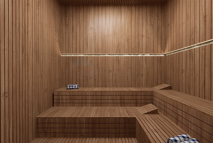 Wohnanlage mit Infrastruktur in unmittelbarer Nähe zum Meer in der Gegend von Tosmur