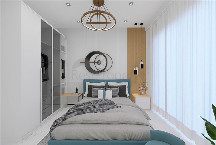 Wohnanlage mit Infrastruktur in unmittelbarer Nähe zum Meer in der Gegend von Tosmur