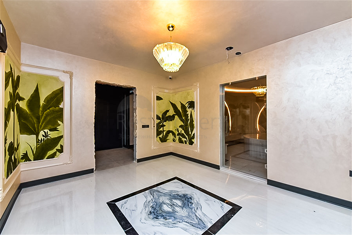 Schickes Penthouse mit Panoramablick auf das Meer im Herzen von Alanya