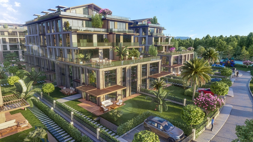 Einzigartiges Projekt des Familienkonzepts in der Nähe des Belgrader Waldes 