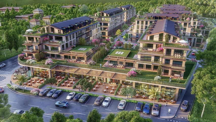 Einzigartiges Projekt des Familienkonzepts in der Nähe des Belgrader Waldes 