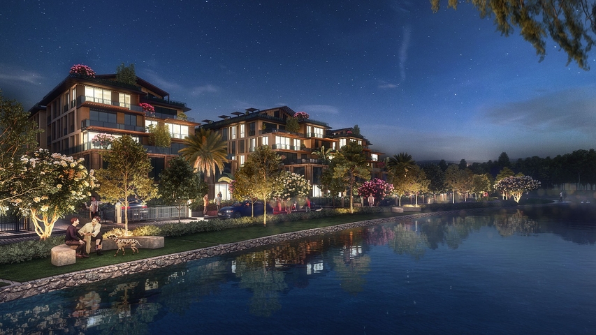 Einzigartiges Projekt des Familienkonzepts in der Nähe des Belgrader Waldes 