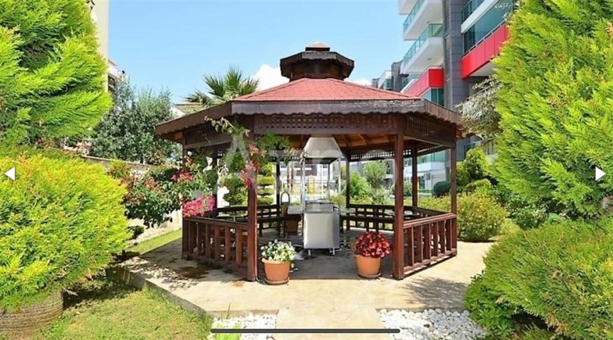 1+1 möblierte Wohnung mit Meerblick im Stadtteil Kestel