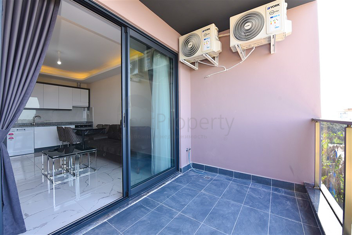 1+1 Wohnung 250 m vom Kleopatra Strand entfernt