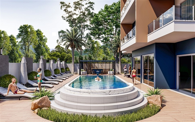 Wohnung vom Eigentümer mit 1+1 Grundriss im Stadtteil Avsallar