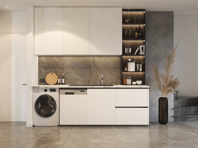 Einzigartiges Projekt von Villen 900 m vom Meer entfernt