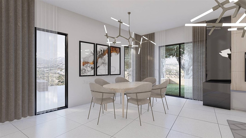 Ein Komplex von Villen mit Meerblick in Girne