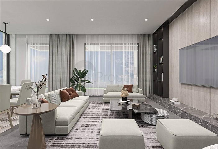 Luxusvillen mit großem Schnitt