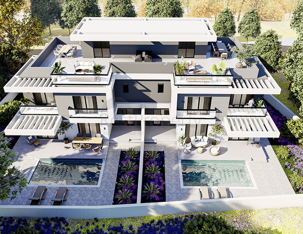 Das Projekt der Premium-Villen in Gehweite zum Meer Das Projekt der Premium-Villen in Gehweite zum Meer