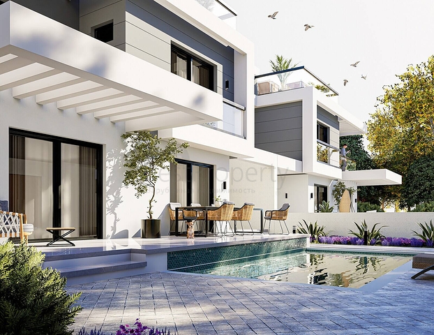Das Projekt der Premium-Villen in Gehweite zum Meer Das Projekt der Premium-Villen in Gehweite zum Meer