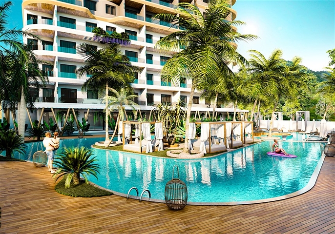 1+1 Wohnung im Stadtteil Avsallar