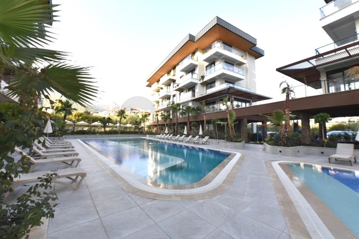 1+1 Apartment in einem neuen Komplex mit Infrastruktur im Bezirk Oba 