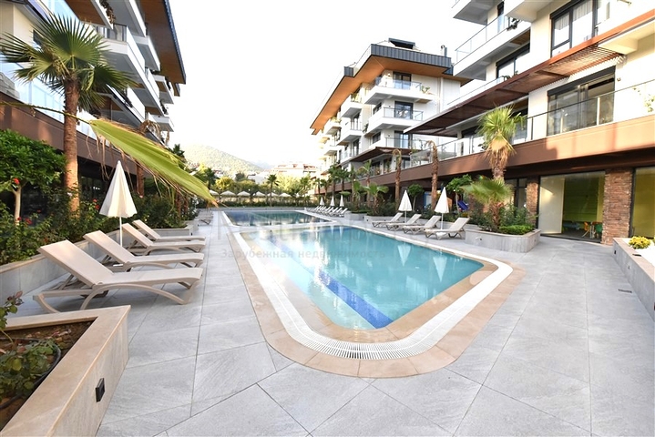 1+1 Apartment in einem neuen Komplex mit Infrastruktur im Bezirk Oba 