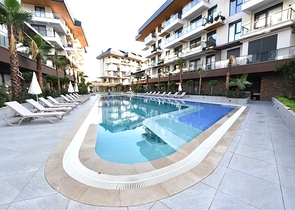 1+1 Apartment in einem neuen Komplex mit Infrastruktur im Bezirk Oba 